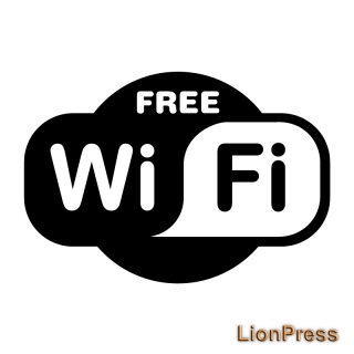 samolepka free wifi